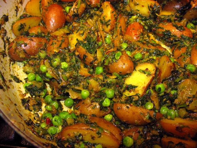 aloo methi sabzi