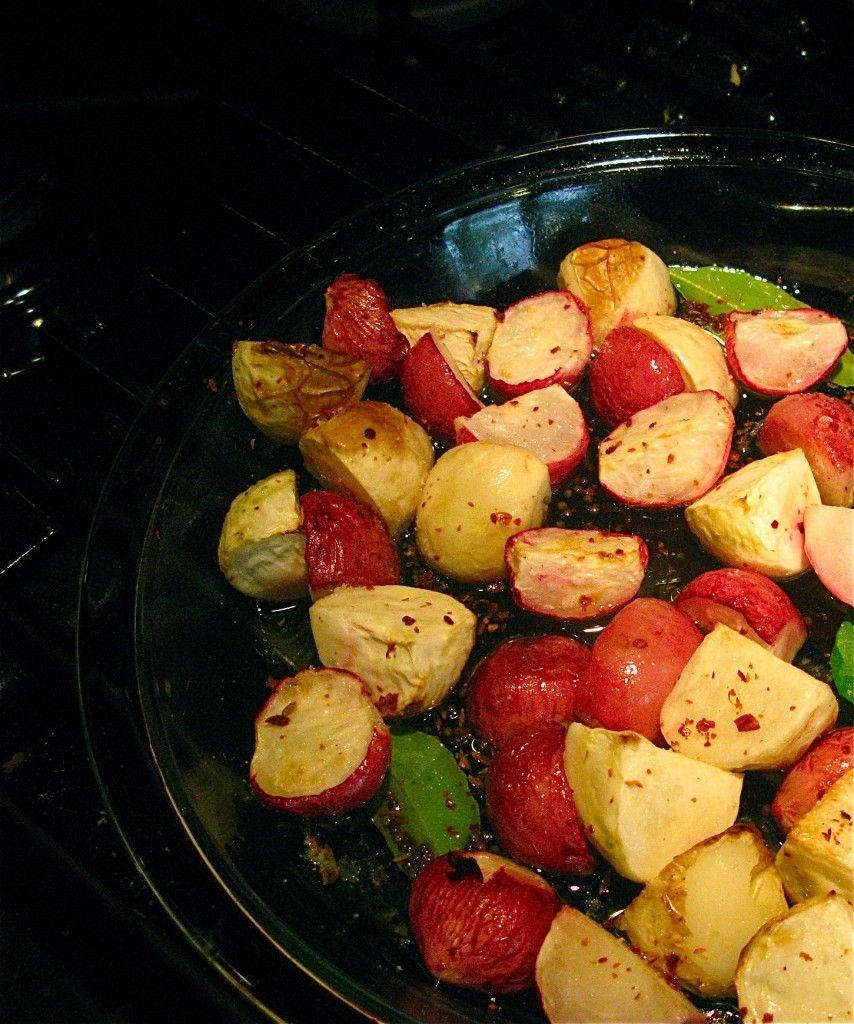Tigers & Strawberries » Roasted Radishes and Turnips with Ghee, Cumin
